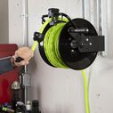 Flexzilla Manual Air Hose Reel Open Face Portable 3/8" 50' image number 1
