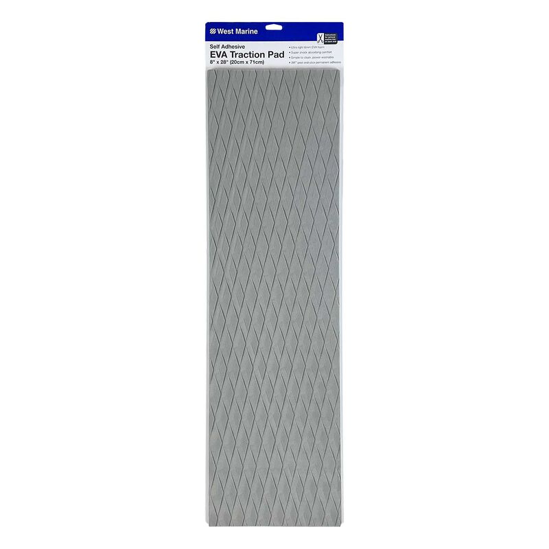 WEST MARINE EVA Foam Traction Pad Gray Diamond 28" x 8" West Marine