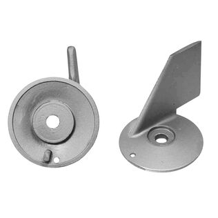 Zinc Round Anode for OMC, Johnson/Evinrude, 2.4" x 2.24"
