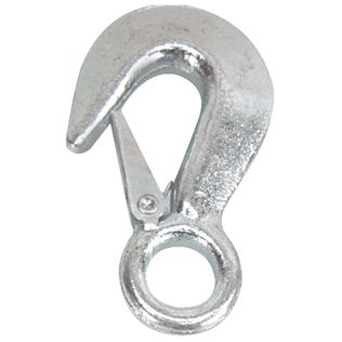 Heavy Duty Forged Winch Hook, Galvanized Steel