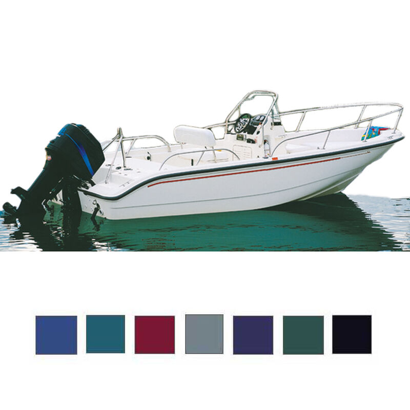 Inshore Fishing Boat Cover, OB, Pacific Blue, Hot Shot, 12'5"-13'4", 66" Beam image number 0