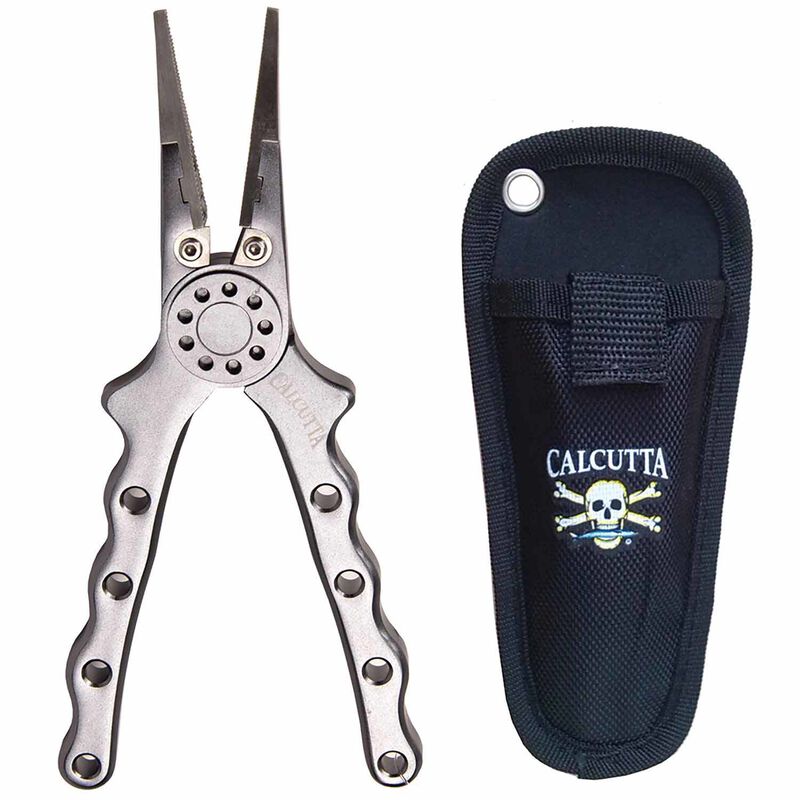 10" Aluminum Pliers with Cutter image number 0