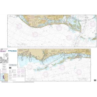 Maptech&reg; NOAA Recreational Waterproof Chart-Intracoastal Waterway Tampa Bay to Port Richey, 1411