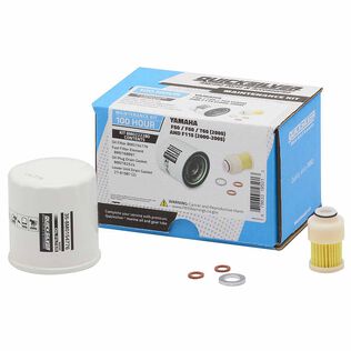 Quicksilver 8M0222280 100 Hour Maintenance Kit, Yamaha F50/F60/T60 and F115
