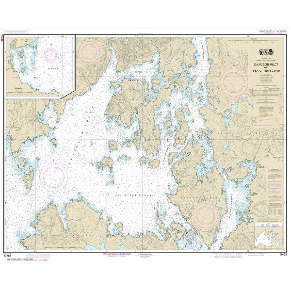 #17403 Davidson Inlet & Sea Otter Sound Edna Bay