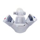 Trinidad Head/Shower Combo Faucet Classic Warm White Sprayer No Teeth, 6' Stainless Steel Hose Chrome/Warm White image number 4
