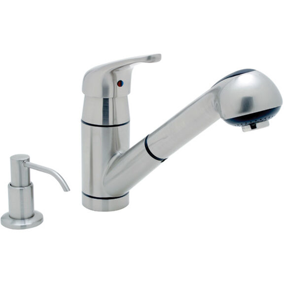Universal Pull-Out Galley Mixer with Soap Dispenser image number 0