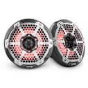 HYDRO 6.5" 2-Way Marine Speakers with Integrated RGB LED Lights, 375 Watts, Black Carbon Fiber image number 0