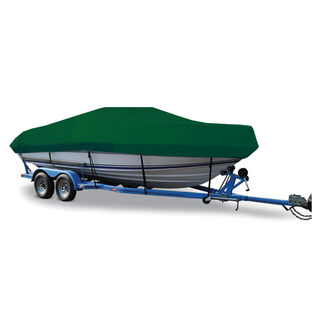 V-Hull Cuddy Cabin Cover, OB, Forest Grn, Hot Shot, 20'5"-21'4", 102" Beam