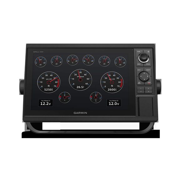 GPSMAP&reg; 1242xsv Multifunction Display with GT52-TM Transducer and Navionics+ Charts image number 1