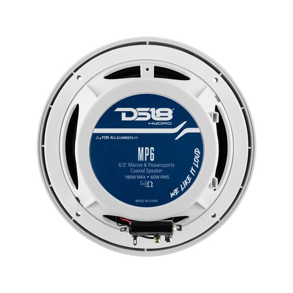 HYDRO 6.5" 2-Way Marine Speakers, 200 Watts, White image number 4