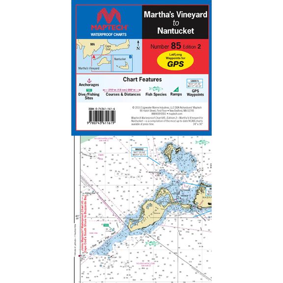 WPC085-02WMDS Martha's Vineyard to Nantucket,2nd Edition image number 0