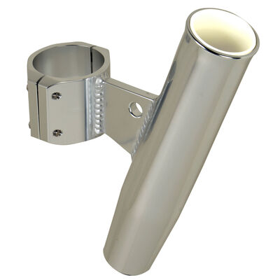 Aluminum Vertical Clamp-On Rod Holder, Fits 2.375" Measured Outside Diameter