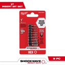 SHOCKWAVE&trade; Impact Hex Insert Bit Set, 9 Piece image number 0