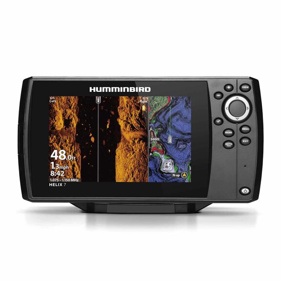 Helix 7 Chirp MSI GPS G3 Fishfinder/Chartplotter Combo with Transducer and Navionics+ Charts image number 2