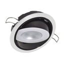 Positionable Mirage Down Light, 380 Lumen, White/Red/Blue, White Finish image number 0