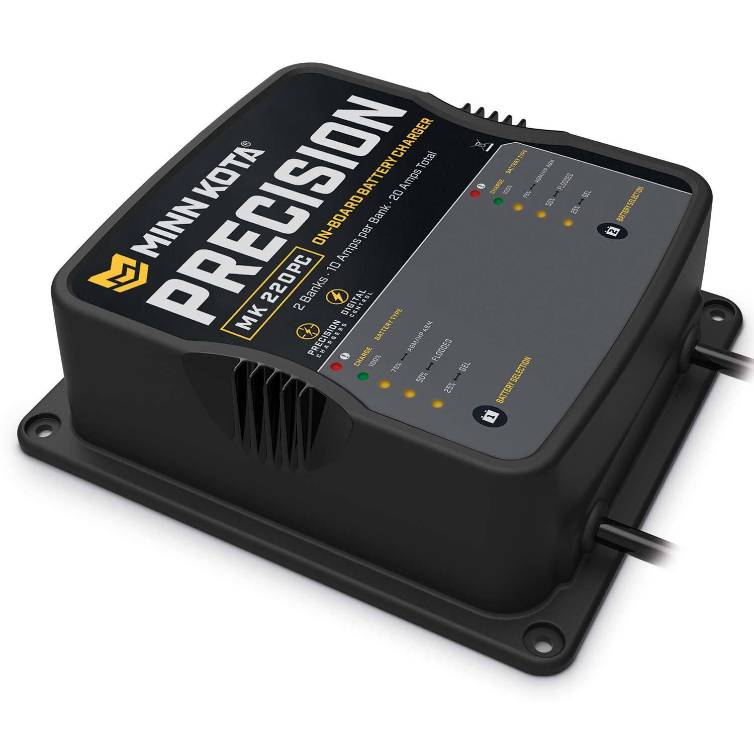 MINN KOTA MK 220PC Precision On-Board Charger, 2 Bank