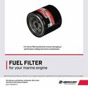 Mercury Water Separating Fuel Filter 802893T for Mercury and MerCruiser Remote Mount Filter Systems image number 2
