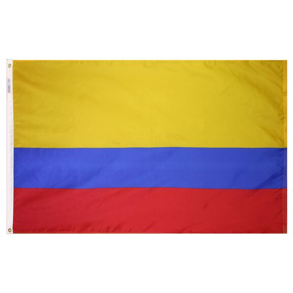 Colombia Courtesy Flag, 18&rdquo;L x 12&rdquo;W image number 0