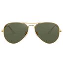 Aviator Large Metal Polarized Sunglasses image number 1