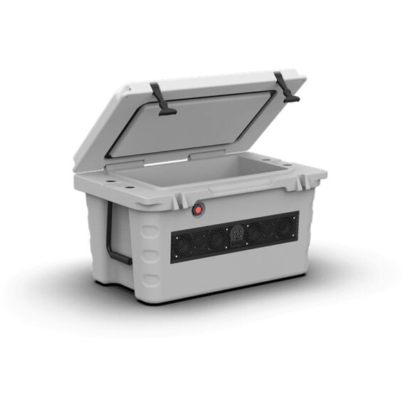 Wet Sounds SHIVR-55-GRY 58 Quart Ice Chest in Grey with Built in Powered Bluetooth Soundbar image number 2