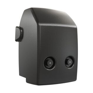 Side-Power Cover, black plastic for Solenoids on SE50, SE60 | older SP55, does NOT include Thumb Nuts SM68807
