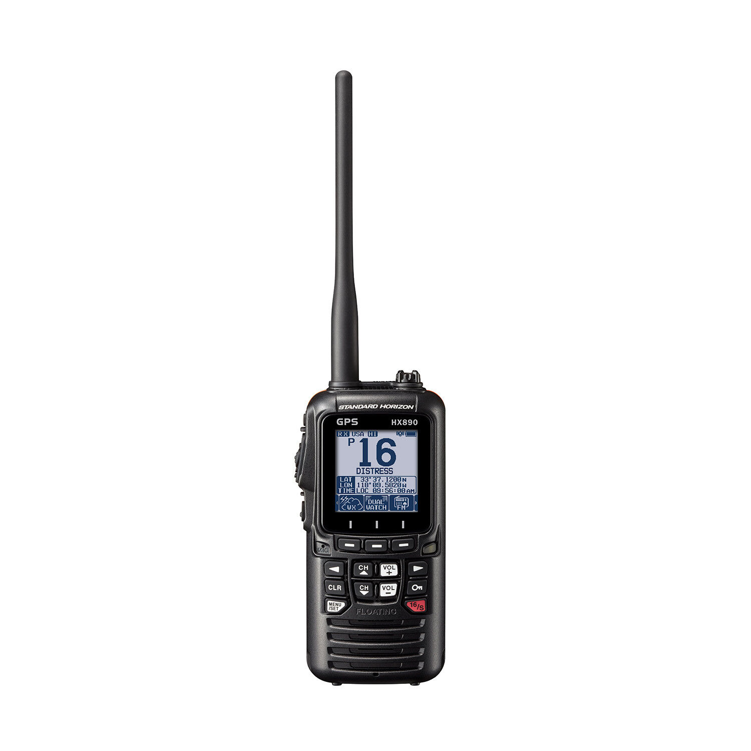 Standard Horizon HX890BK Floating Handheld VHF/GPS Radio