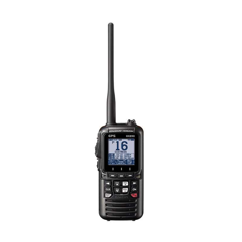 HX890BK Floating 6 Watt Class H DSC Handheld VHF/GPS Radio image number 0