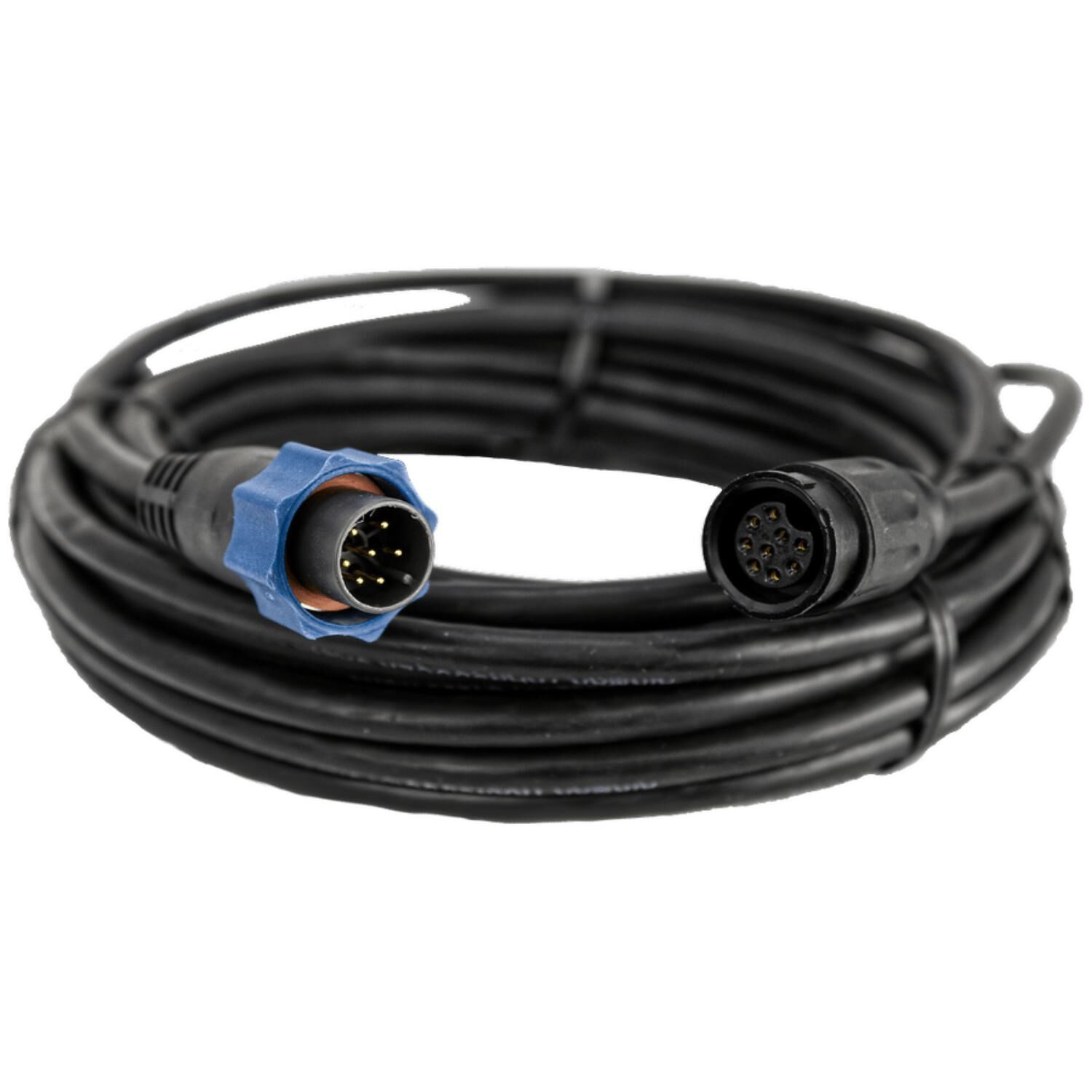 M&M Cable, 9-Pin 1kW Series with Lowrance 10k, 7-pin Connector - 8m