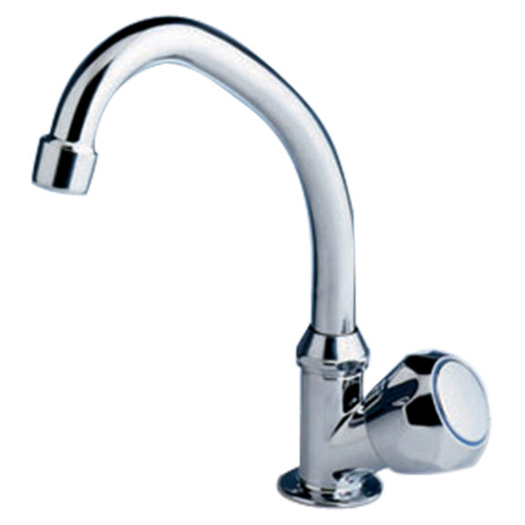 Cold Water Tap with Swivel Spout Marine Faucet, Chrome Finish image number 0