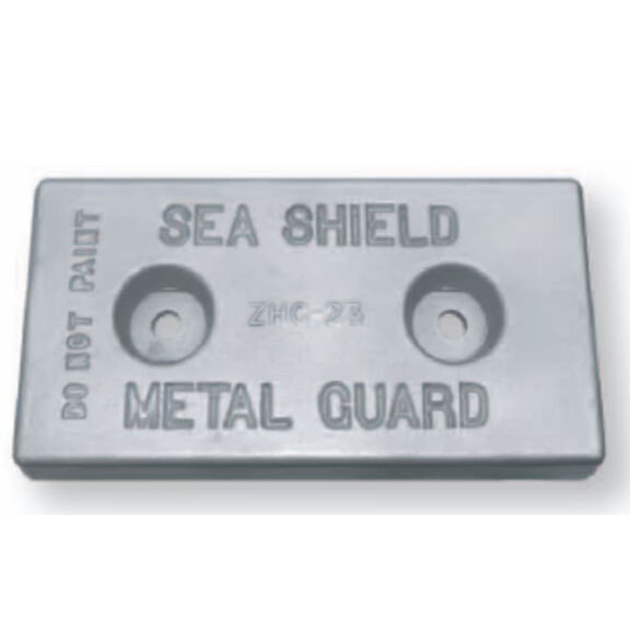 Divers Dream Bolt-On Hull Anode, Aluminum, 2-1/2" x 6" x 12" image number 0