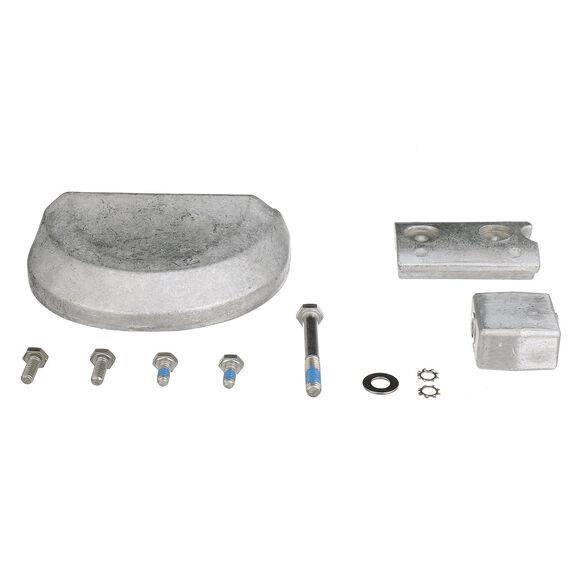 Quicksilver 8M6008001 Aluminum Anode Kit for BRP/OMC Cobra Sterndrives image number 0