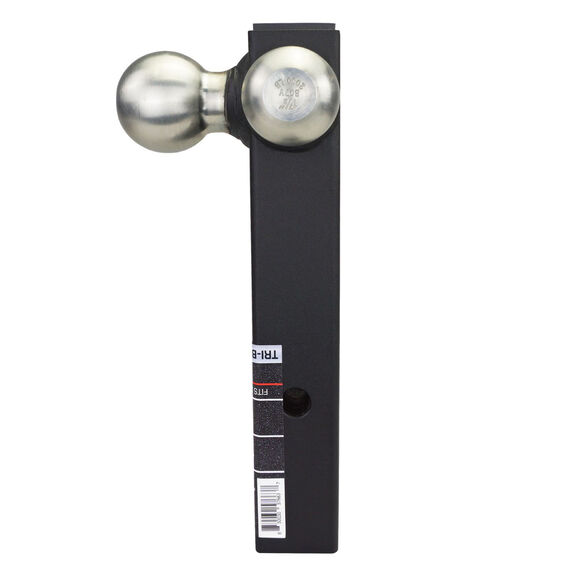 Trailer Tri Ball Mount, 2" Shank - Solid Shank  Zn Balls,  16K, 10K,  5K HD image number 4