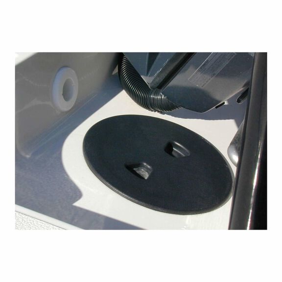 8" Sure-Seal&trade; Screw-Out Deck Plate, Black image number 1