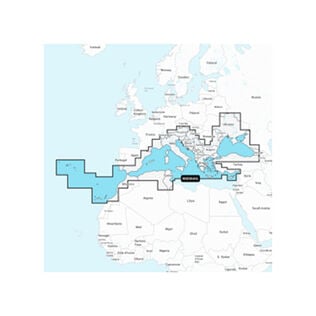 Garmin Navionics Vision+ EU643L Mediterranean and Black Sea, Electronic Chart