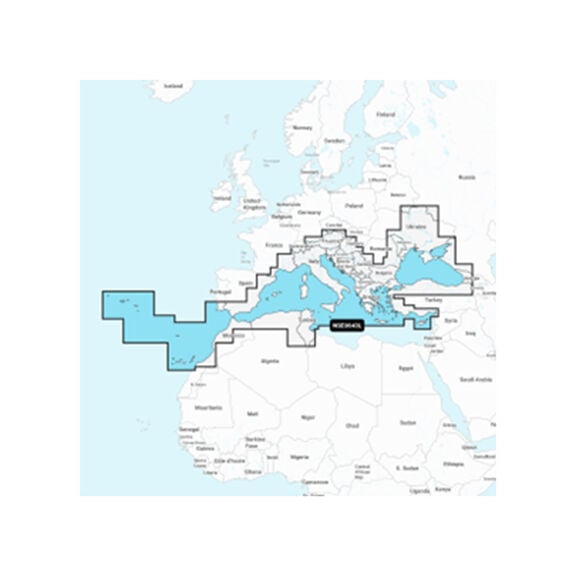Garmin Navionics Vision+ EU643L Mediterranean and Black Sea, Electronic Chart image number 0