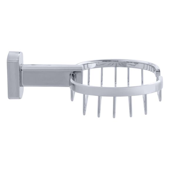 Miah Soap Basket Chrome image number 1
