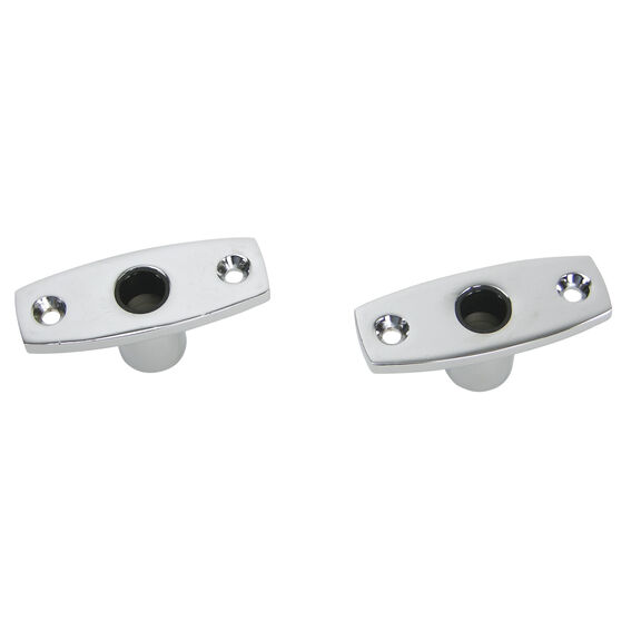 Chrome Plated Zamac Top Mount Oarlock Socket image number 0