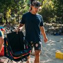 Crazy Creek Original Chair Perfect for Stadium Seats, Camping, Hiking & More, Comfort On All Terrains, Adjustable Straps, Lightweight Design, Water-Resistant, Slate image number 4
