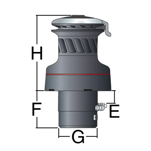 UniPower Self-Tailing Radial All-Chrome Winch image number 1
