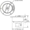 SEAFLO Lockable Gravity Water Inlet with Check Valve image number 3