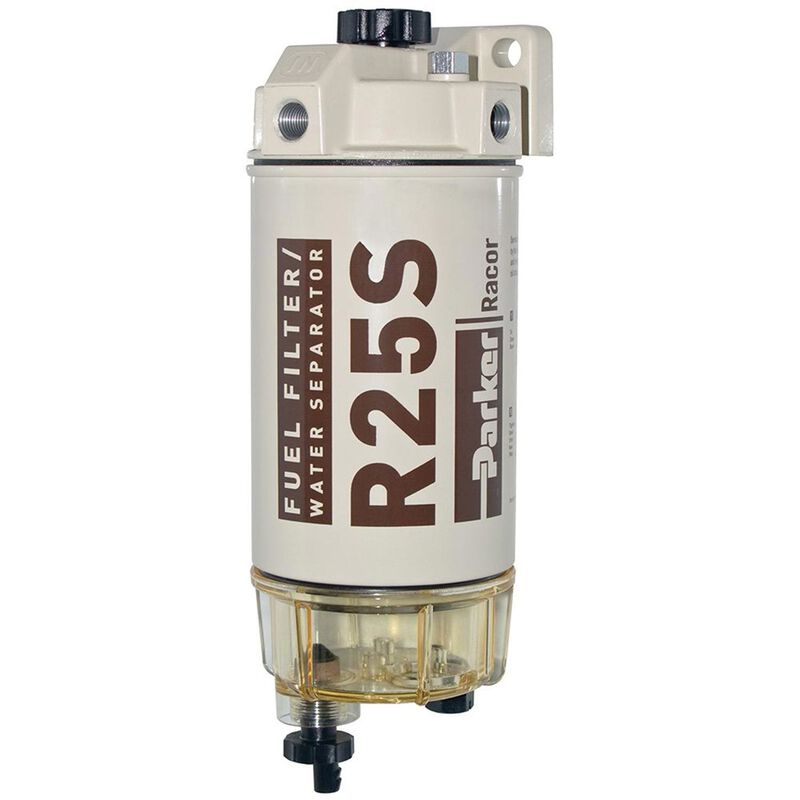 RACOR 245R2 SpinOn Diesel Fuel Filter/Water Separator, 45 GPH West