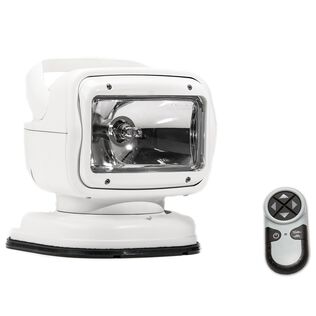 Radioray&reg; GT Series Halogen Searchlight, Portable Magnetic Mount Shoe with Wireless Handheld Remote