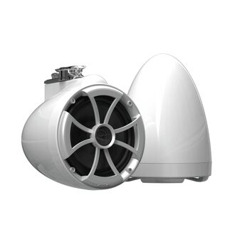 Wet Sounds ICON 8 White V2 Series 8" Marine Tower Speakers with Swivel Surface Mounts (SXM) (Pair)
