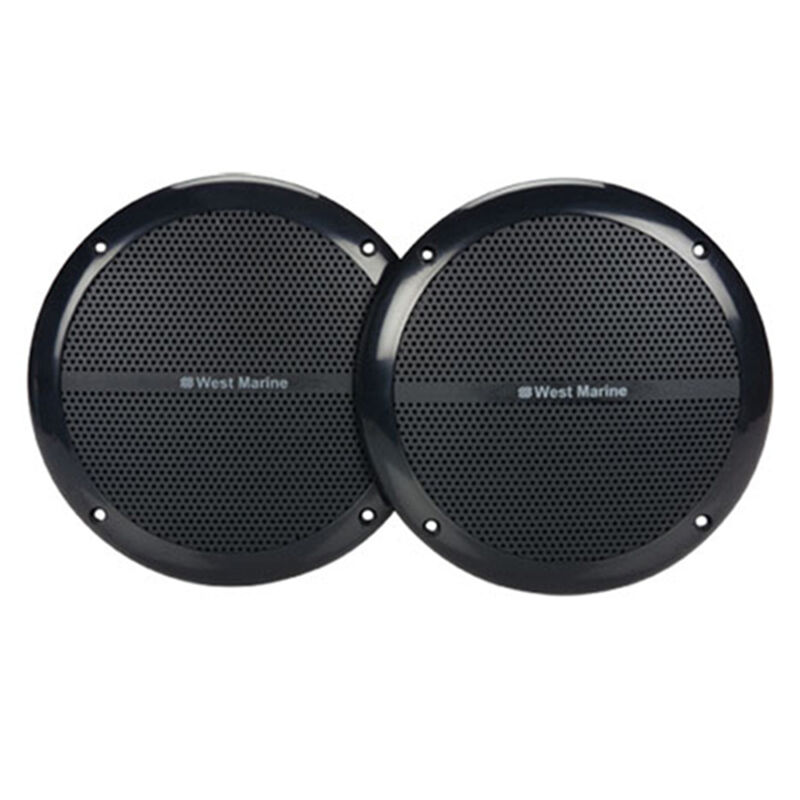 WM-6500B 6 1/2" Round Black Flush-Mount Speakers image number 0
