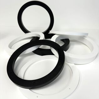 Speaker Spacer Rings for JL Audio 7.7" M3/M6/M/MX 770 Speakers, Sold as a Pair