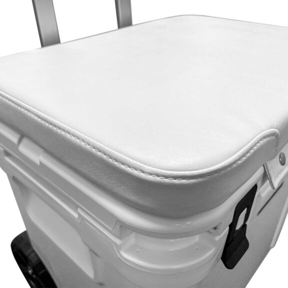 8WD1560-784 - Premium  60 Qt. Cooler Cushion, Fits Wheeled YETI ROADIE&reg; 60, White image number 2