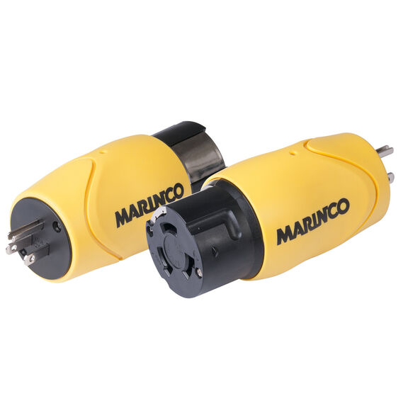 Marinco EEL Shore Power Y Adapter, 15 Amp 125V Male to 50 Amp 125/250V Female image number 0