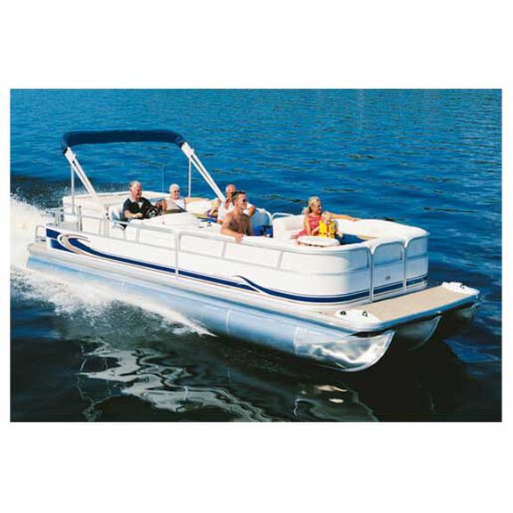 Pontoon Boot,  96",  Blue image number 0