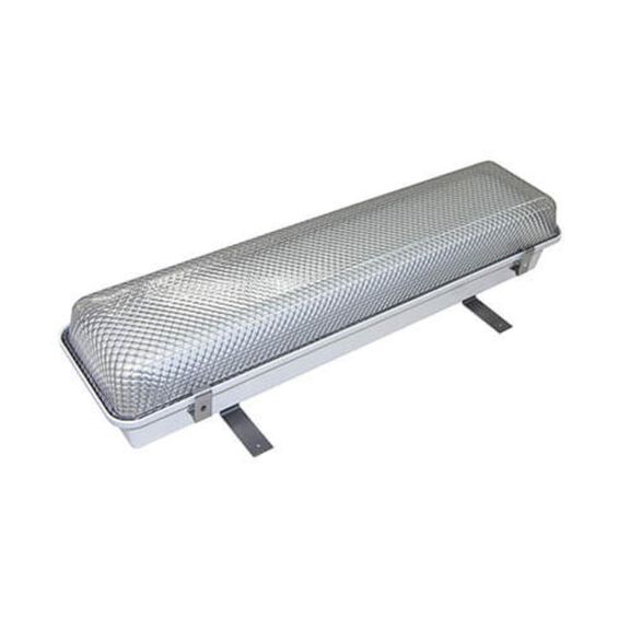 2' LED Engine Room Light, 42W, 120-277VAC - S.Steel Latches, with S.Steel Mounting Straps image number 0